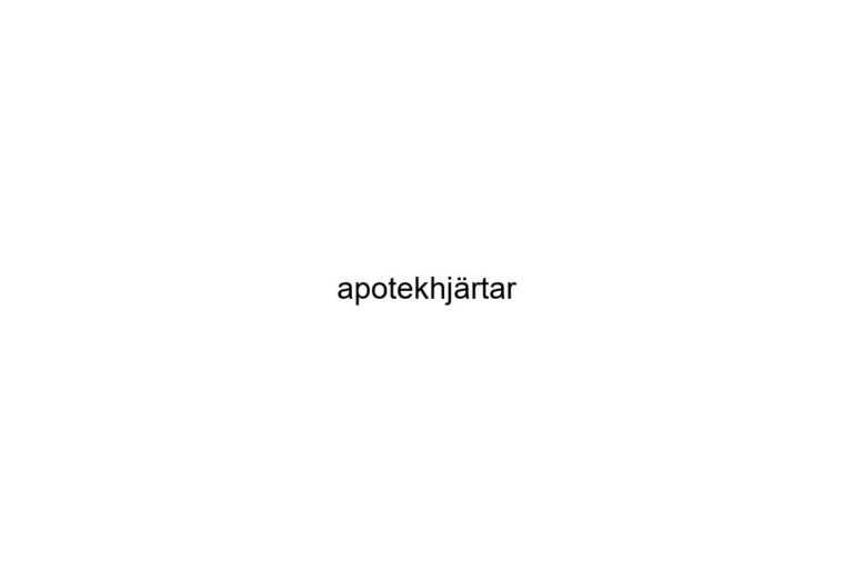 apotekhjrtar