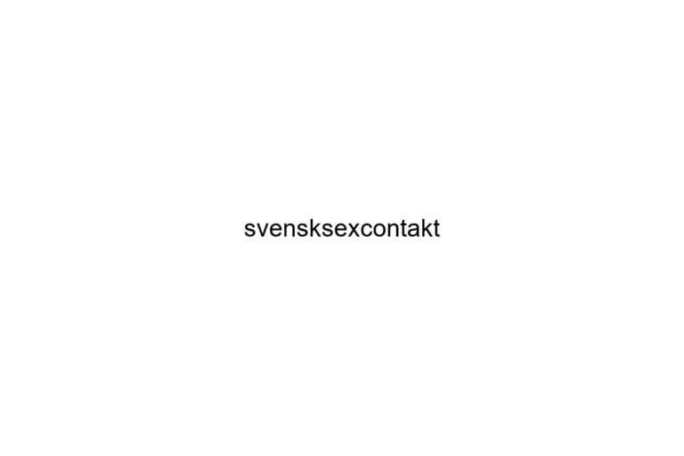 svensksexcontakt