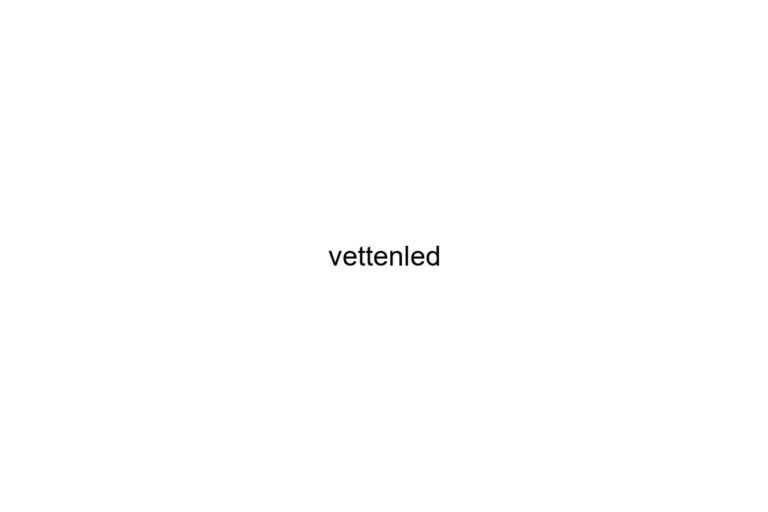 vettenled