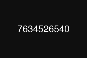 7634526540