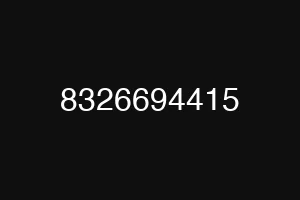 8326694415