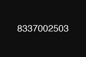 8337002503