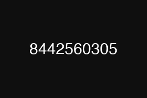 8442560305
