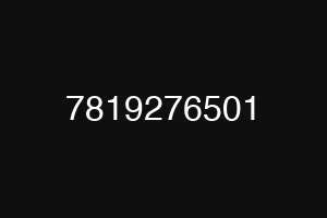 7819276501