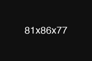 81x86x77