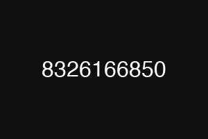 8326166850