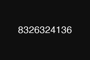 8326324136