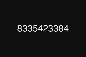 8335423384