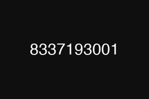 8337193001